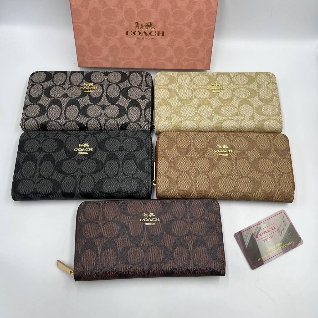 กระเป๋าสตางค์ ซิบรอใหม่ใบยาวขนาด 8 นิ้วรุ่นขายดีเหมาะสำหรับคุณผู้หญิงน่ารักอุปกรณ์ครบพร้อมส่ง