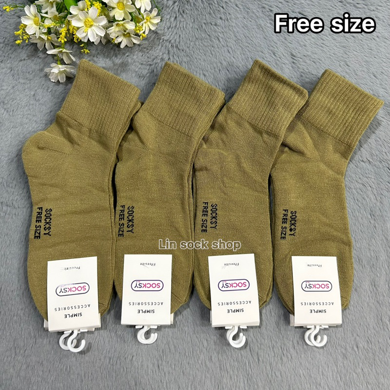 ถุงเท้าSocksyผ้าหนากรดเอ 1แพ็ค12คู่ ขนาดฟรีไซส์(38-45) สินค้าดี ผ้าหนา ผ้านิ่ม ใส่สบายจ้า - รูปที่ 2