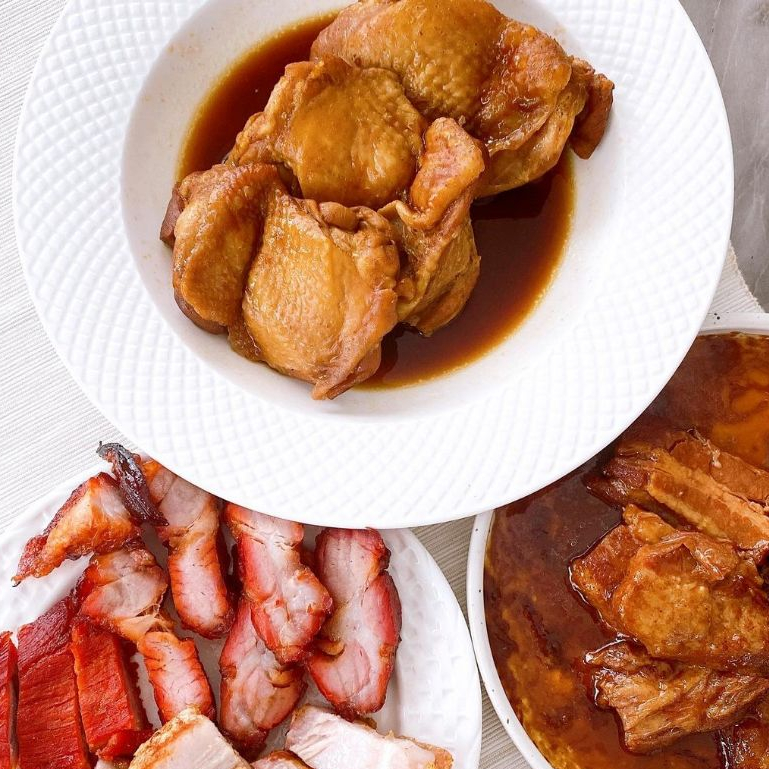 โปรโมชั่นเซต 3เมนูขายดี หมูแดง เคาหยก ไก่ซีอิ๊ว เซตอาหารแช่แข็ง by The Eateria
