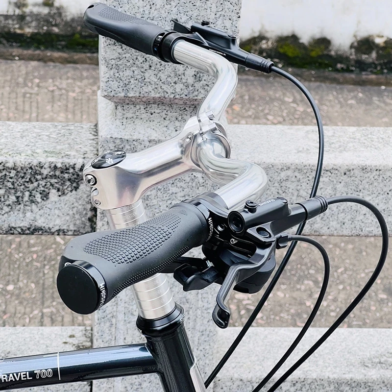 แฮนด์จักรยาน DARKROCK M Handlebar Silver 25.4*600mm สีเงินแววสวย ใช้ในเมือง ชีวิตประจำวัน ใช้ทัวร์ริ่ง ก็สบายๆ thumbnail 5