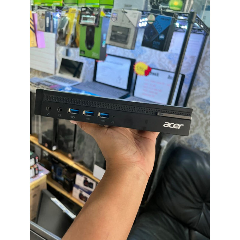 คอมพิวเตอร์มือสอง Mini PC Acer รุ่น N4640G CPU Core i5-6400T ฮาร์ดดิสก์ SSD เชื่อมต่อ Wifi ได้ ลงโปร