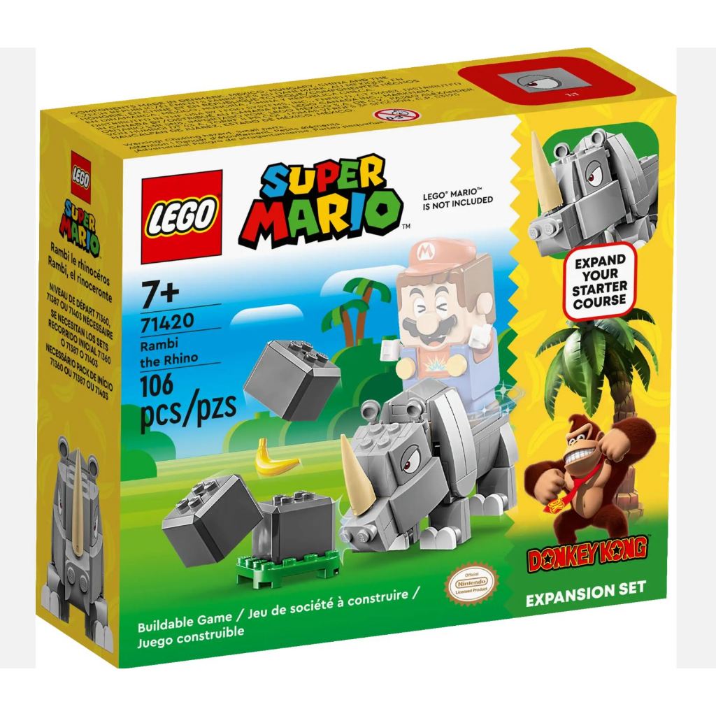 LEGO® Super Mario™ Rambi the Rhino Expansion Set 71420