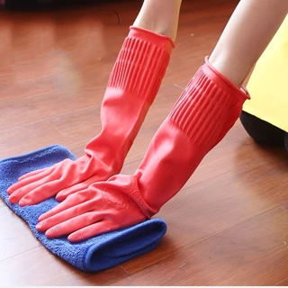 ถุงมือล้างจาน อย่างดี 38 ซม . สําหรับล้างจาน ถุงมือยางแบบหนา