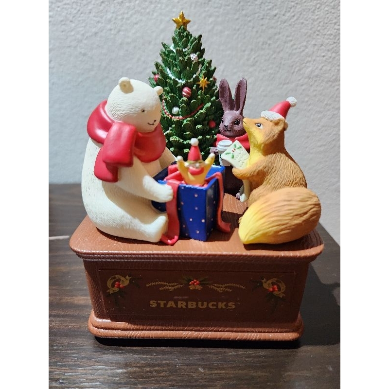 Holiday Music Box กล่องดนตรี สตาร์บัค Starbucksคอลเลคชั่นคริสมาส ของแท้ 100%  สินค้าพร้อมส่ง