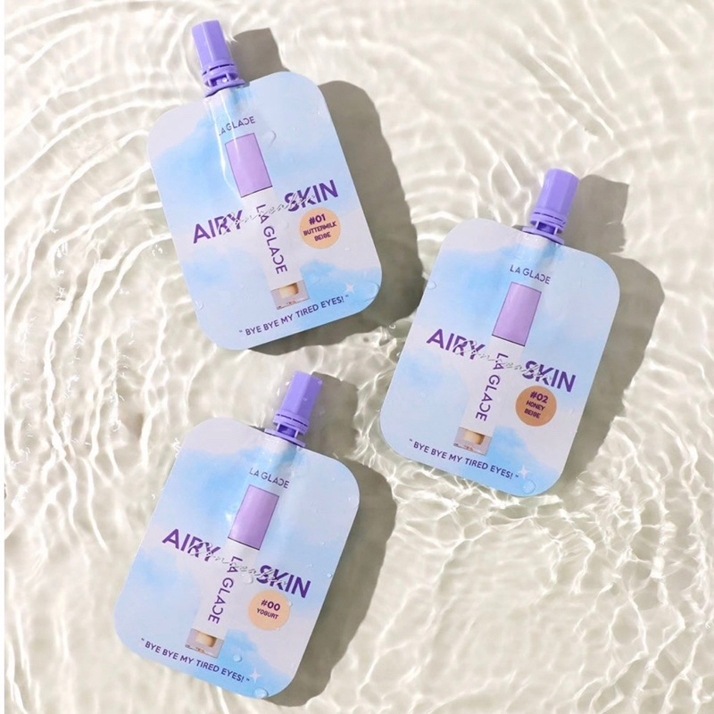 คอนซีลเลอร์ลากลาส Airy Concealer มินิ 2g  คอนซีลเลอร์เนื้อเซรั่ม laglace