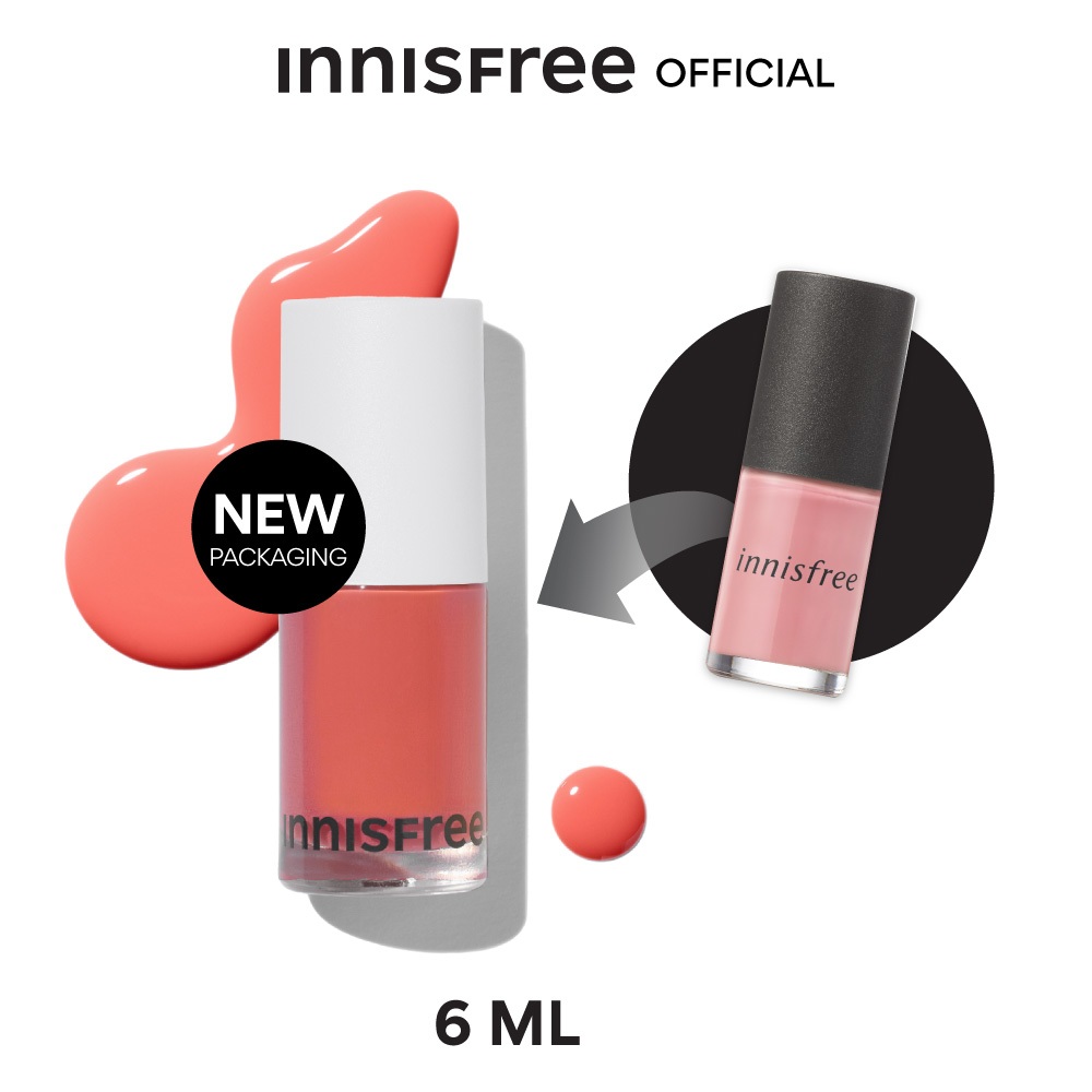 innisfree real color nail  6ml อินนิสฟรี สีทาเล็บ 6มล.