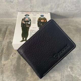 TOUGH กระเป๋าสตางค์ หนังชามัวร์ หนังวัวแท้ 100 % ทรงสั้น NO.…