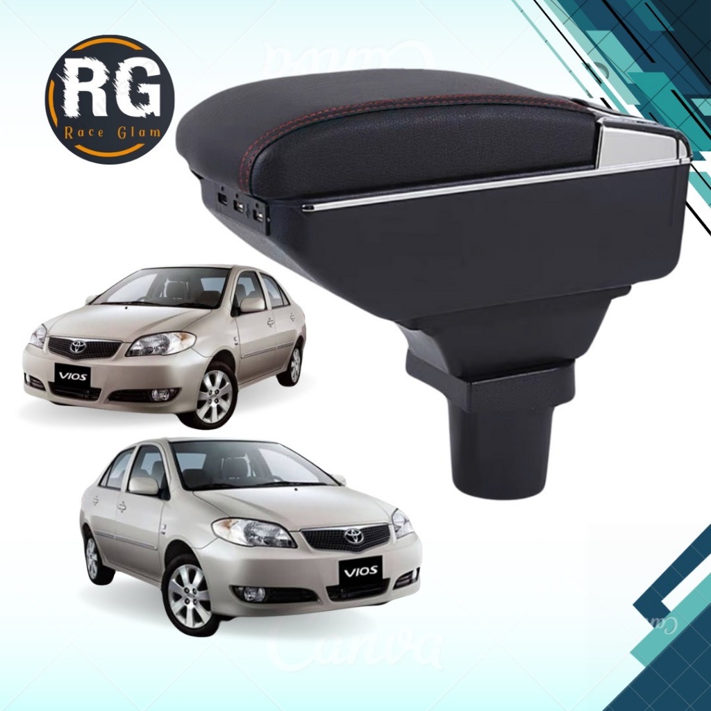 ที่พักแขน ท้าวแขน วางแขนในรถยนต์ ตรงรุ่น Toyota Vios GEN1  2003-2006