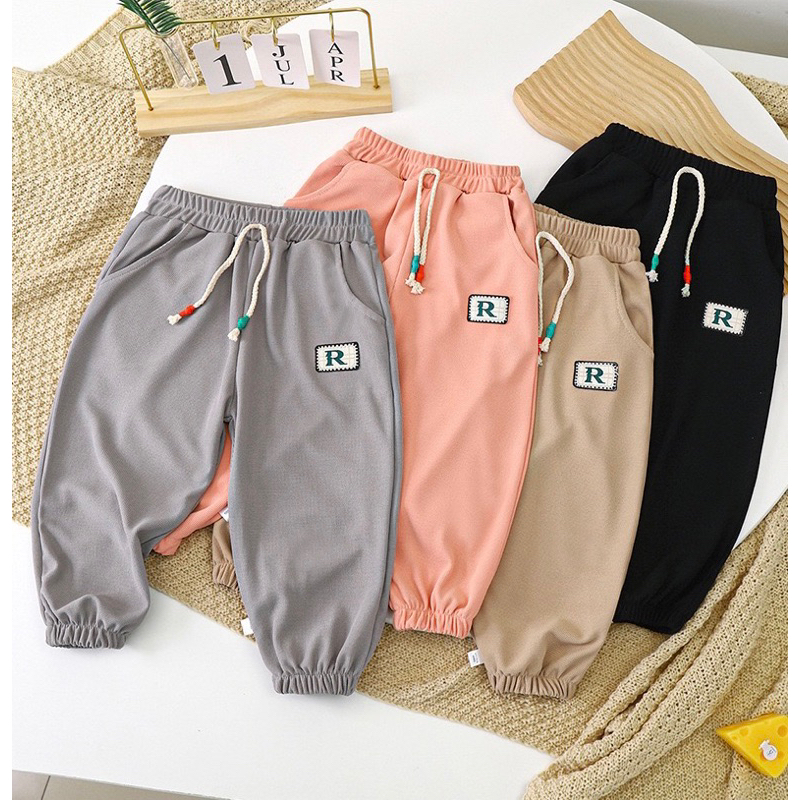 กางเกงขายาวเด็ก กางเกงลำลอง size 90 -140 ส่งไวจากไทย