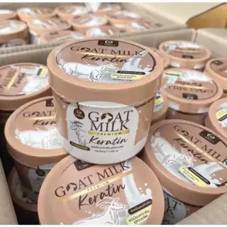 🐐CARISTA GOAT MILK KERATIN เคราตินนมแพะ แชมพู เซรั่มอาหารผม