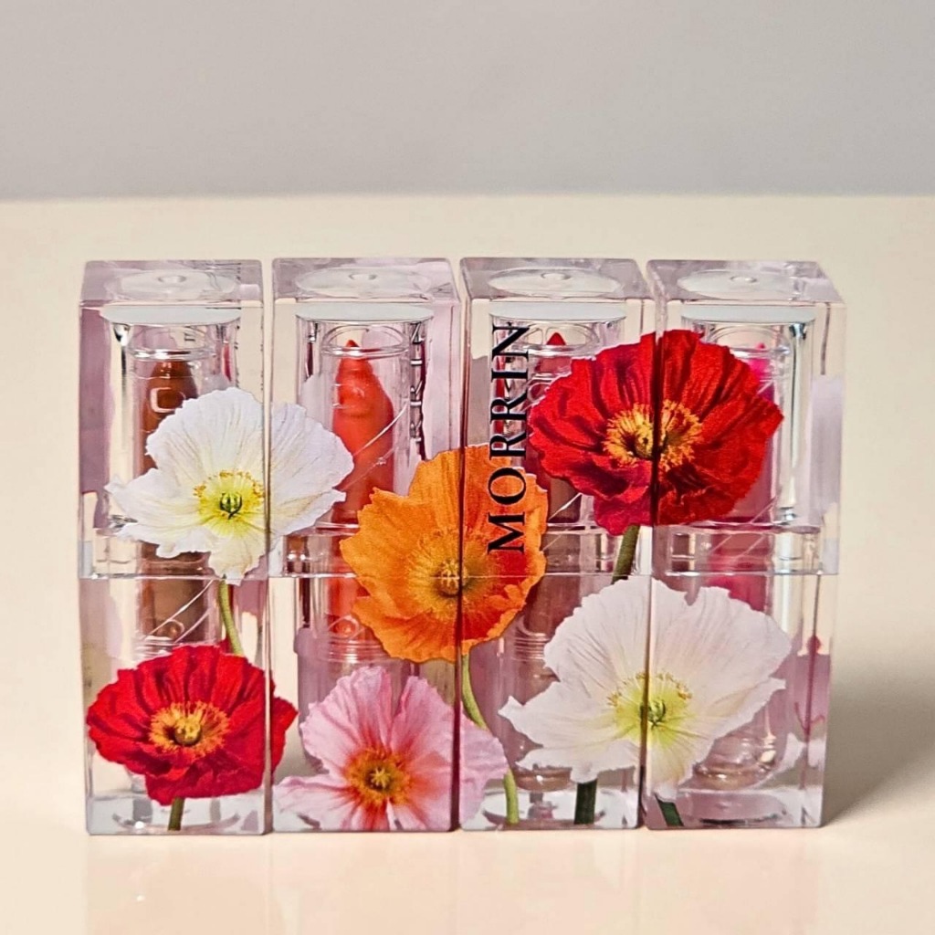 Morrin ลิปมอร์ริน Floral Shades Long Lasting Lipstick ฟลอรัล เฉด ลอง ลาสติ้ง ลิปสติก ลิปดอกไม้ สีชัด ติดทน 3.7g