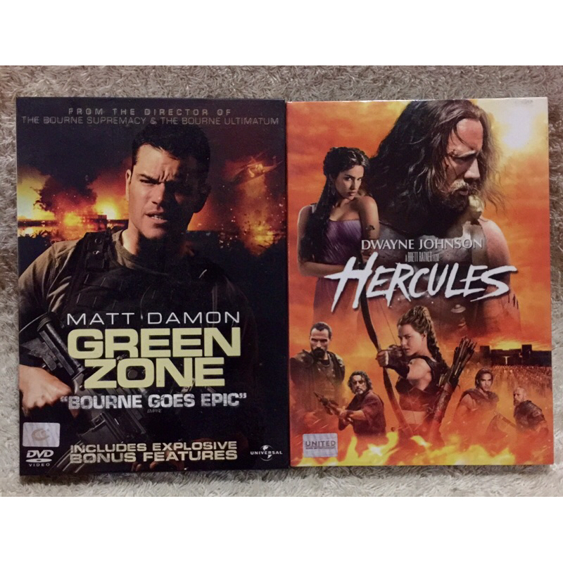 DVD Greenzone VS Hercules .Double Pack. (Language Thai/English ). (Sub Thai/English )