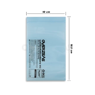 ถุงซิปล็อคกันสนิม VCI หนา 100Micron ขนาด 10 cm x 16.5cm (10ซอง/แพค),VCI-SMALL