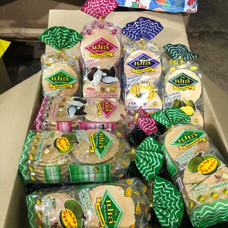 เปเล่ ขนมอัด ขนมโบราณ มีหลายรสชาติ ขนาด 180 กรัม