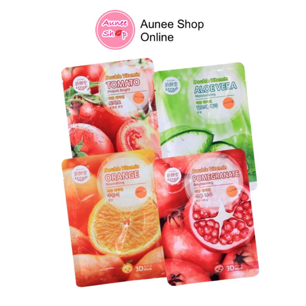 ส่งฟรี/มีไลฟ์ Aunee shop ของแท้ พร้อมส่ง มาร์คหน้า3D บีลอฟ (Belov) มาร์คหน้า Mask sheet