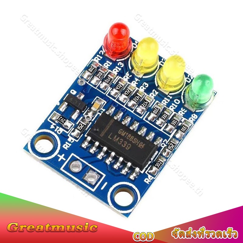 ไฟแสดงสถานะแบตเตอรี่ 12V 4S LiFePO4 4 Digment Led ตัวแสดงแบตเตอรี่ แสดงสถานะแบตเตอรี่ออนบอร์ด4ส่วน