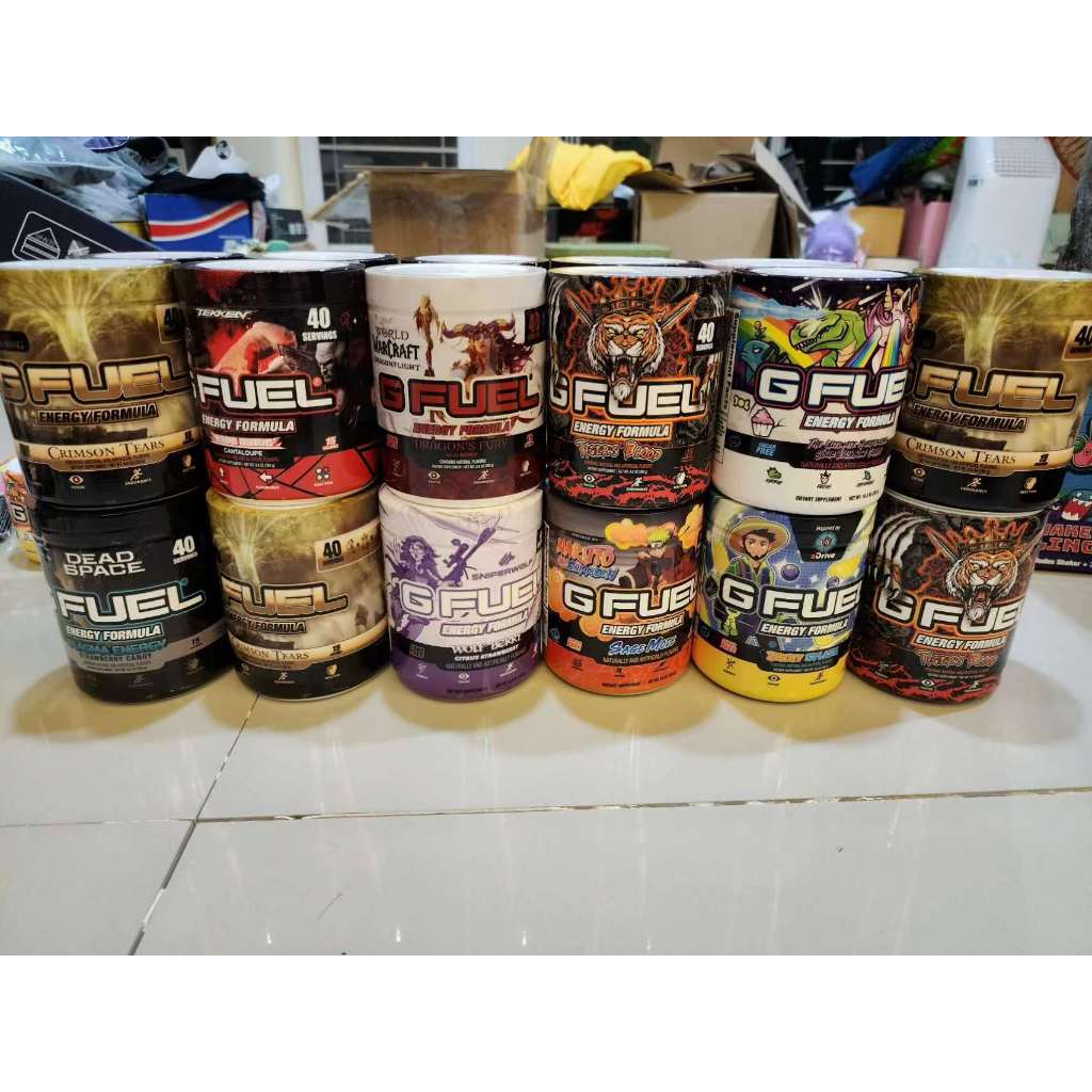 G Fuel (แบบกระปุก 1 ชิ้น) เครื่องดื่มจีฟิว สำหรับเพิ่มโฟกัส เพิ่มสมาธิ และ พลัง ในการเล่นเกมและกีฬา 