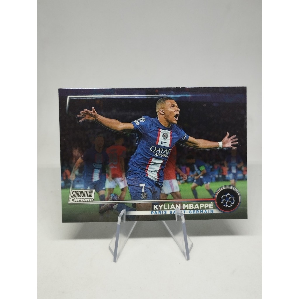 Topps Stadium Club Chrome UEFA Champions League Soccer Cards 2022-23 ราคา ถูกที่สุด ดีลบีเคเค แกลเลอรีภาพที่ 3