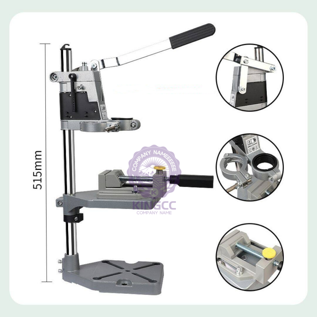 ปากกาจับชิ้นงาน สำหรับ แท่นจับสว่าน Hand Drill Press Bench Stand 400 mm. Quick Release