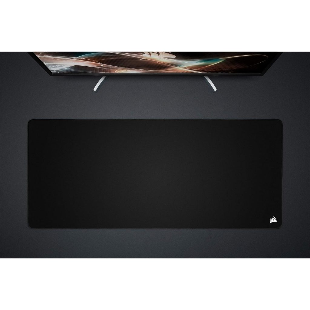 MOUSE PAD (เมาส์แพด) CORSAIR MM350 PRO PREMIUM SPILL-PROOF CLOTH GAMING MOUSE PAD - EXTENDED XL (BLACK) (CH-9413770-WW)