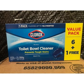 {พร้อมส่ง} Clorox ก้อนฟ้าทำความสะอาดชักโครกสีฟ้าสูตรแถบเหลือง 💢CLOROX Toliex Blowl Cleaner