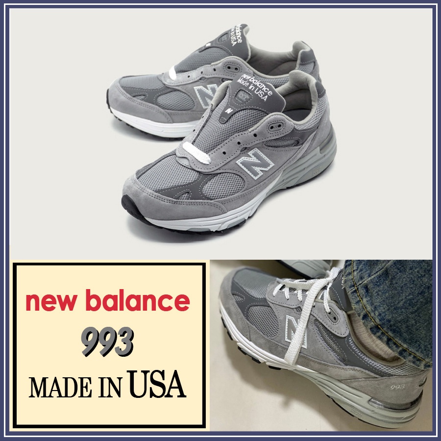 🇰🇷(W) New Balance 993 Made in USA Grey - B Standard/ D Standard - preorderoppa