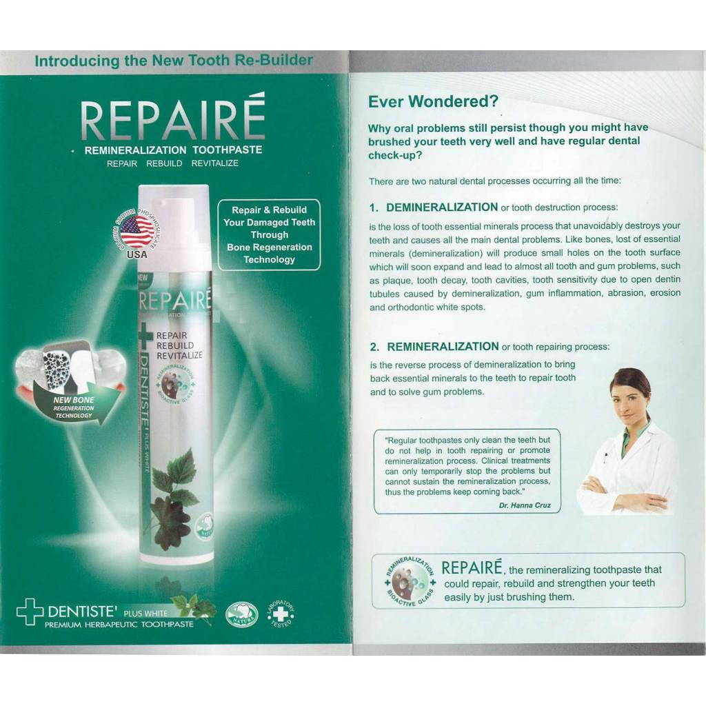 Dentiste’ Repaire Toothpaste 70 G - รูปที่ 2