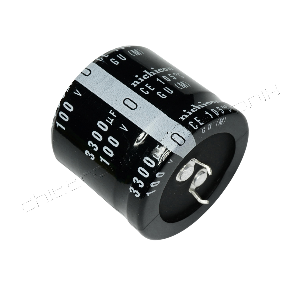 C 3300uF 100V 105°C Capacitor คาปาซิเตอร์