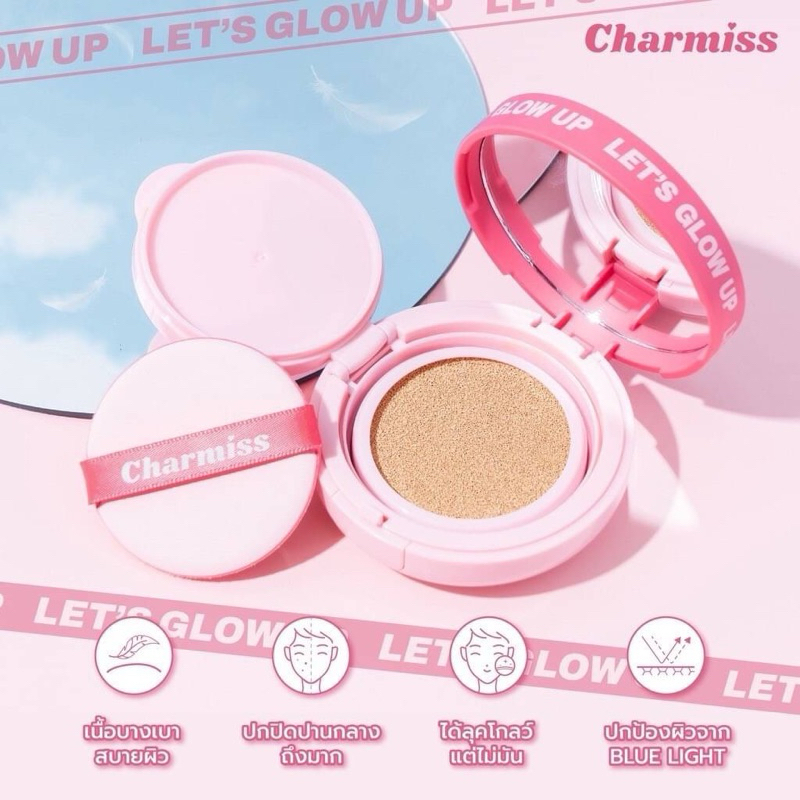 Charmiss Charming Glow Airy Cushion SPF50+ PA++++ คุชชั่น