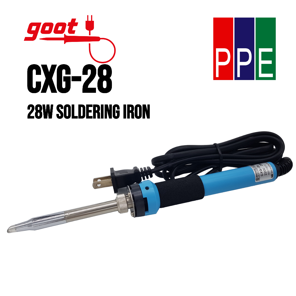 CXG-28 [Goot] หัวแร้งบัดกรีตะกั่ว 28W Cap type High Efficiency Soldering Iron 28W