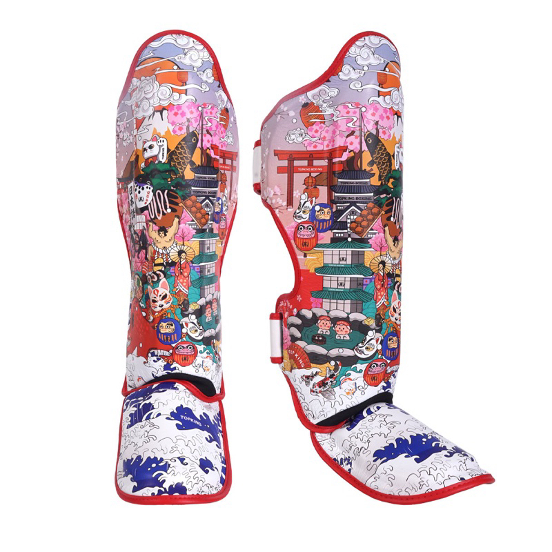 TOPKING SHIN GUARDS JAPAN CULTURE  leather100%