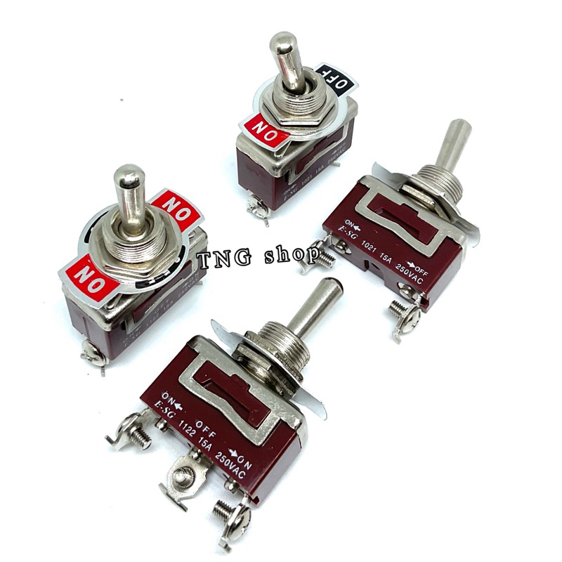 สวิตช์รุ่น SGSO 15A250V AC/DC 2ขา  3ขา อย่างดี