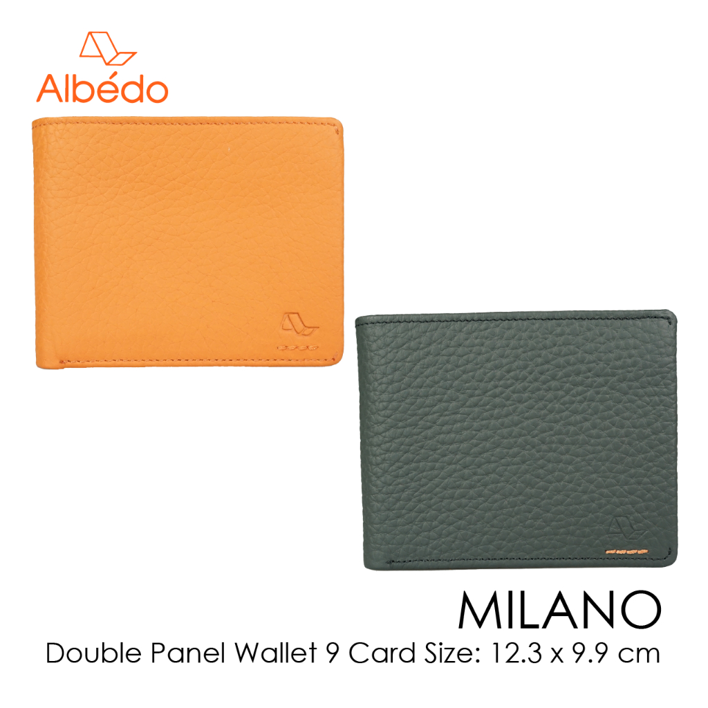 [Albedo] MILANO DOUBLE PANEL 9 CARD WALLET กระเป๋าสตางค์ 9 การ์ด รุ่น MILANO - ABML00974/ABML00996