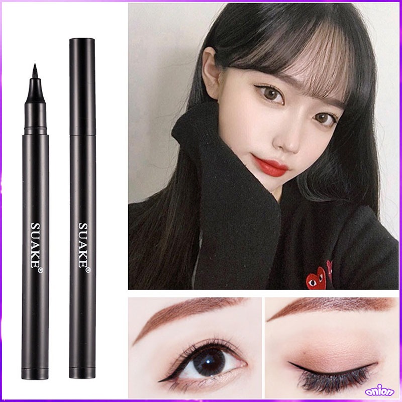 อายไลเนอร์หัวปากกา อายไลเนอร์ อายไลเนอร์สีดำ แบบกันน้ำ ติดทนนาน ติดทนทาน คุณภาพดี [ร้านไทย เตรียมจัดส่งสินค้า]