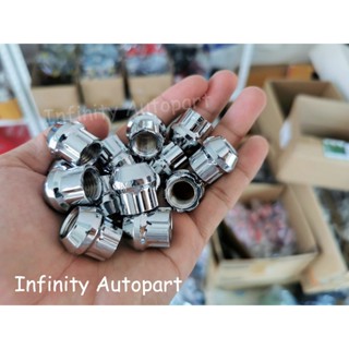 น๊อตจีบ น็อตล้อ น๊อตสั้นร่องจีบ หัวเปิด งานสวย ชุปโครเมียมอย…