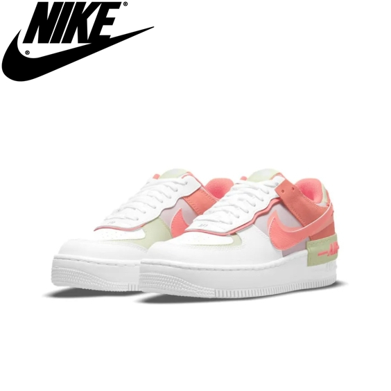 【ของแท้ 100%】Nike Air Force 1 Low Shadow CI0919-110 pink white