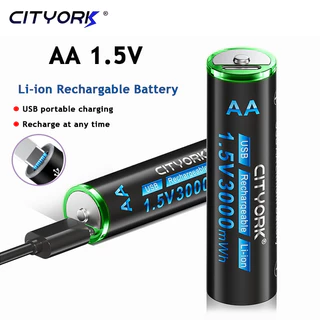 1.5v aa/aaa แบตเตอรี่แบบชาร์จ Type-C ชาร์จอินเตอร์เฟซ แบตเตอรี่แบบชาร์จ USB สำหรับอุปกรณ์ทั่วไป