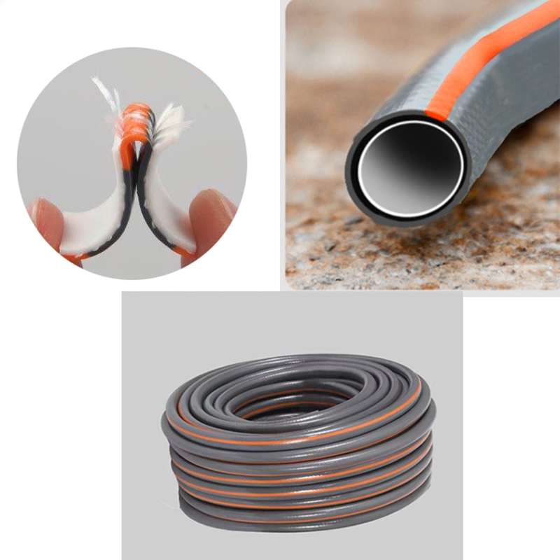 สายยาง**หนา 3 ชั้น**สีเทาขนาด 4 หุน (1/2″)สายยางตาข่าย สายยางถัก ไม่พับหักงอ ใช้ทน WP13 ราคา ถูกที่สุด ดีลบีเคเค แกลเลอรีภาพที่ 6