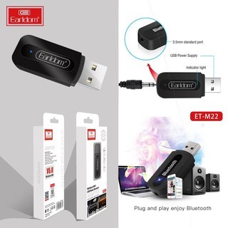 Earldom ET-M22 บลูทูธ​เครื่อง​เสียง​รถยนต์​ Bluetooth Music Receiver AUX