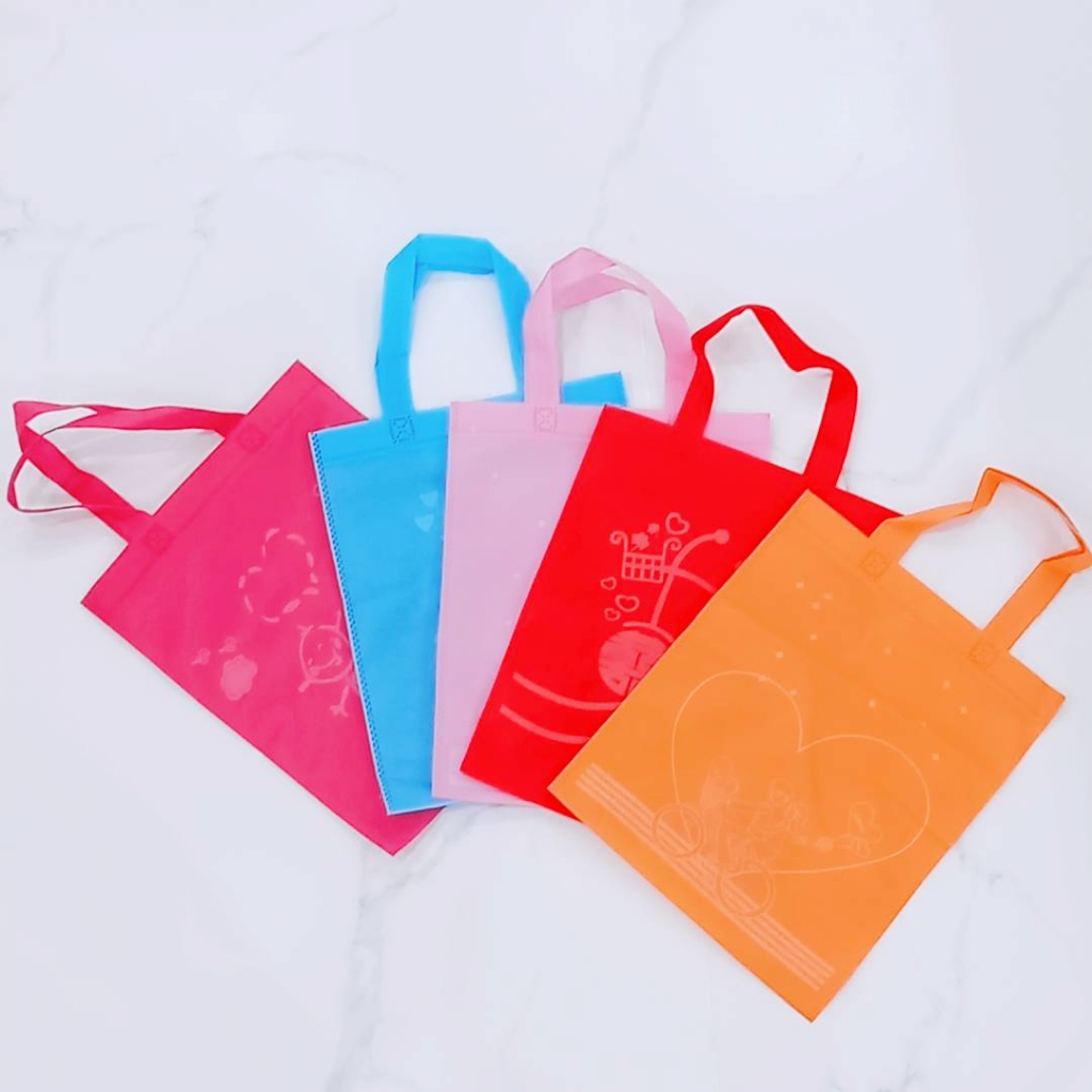 พร้อมส่งในไทย กระเป๋าสปันบอนด์ ถุงผ้าลดโลกร้อน