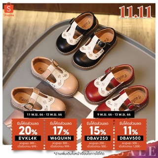 Momykids รองเท้าวินเทจเด็ก ลายดอกไม้