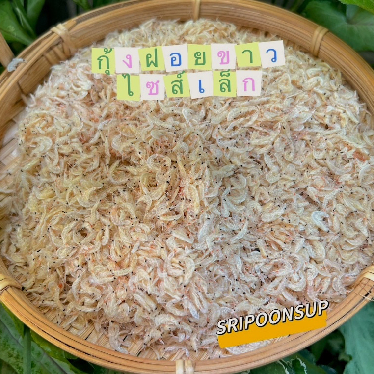 🦐 กุ้งฝอยขาวแบ่งขาย 1Kg || SRIPOONSUP