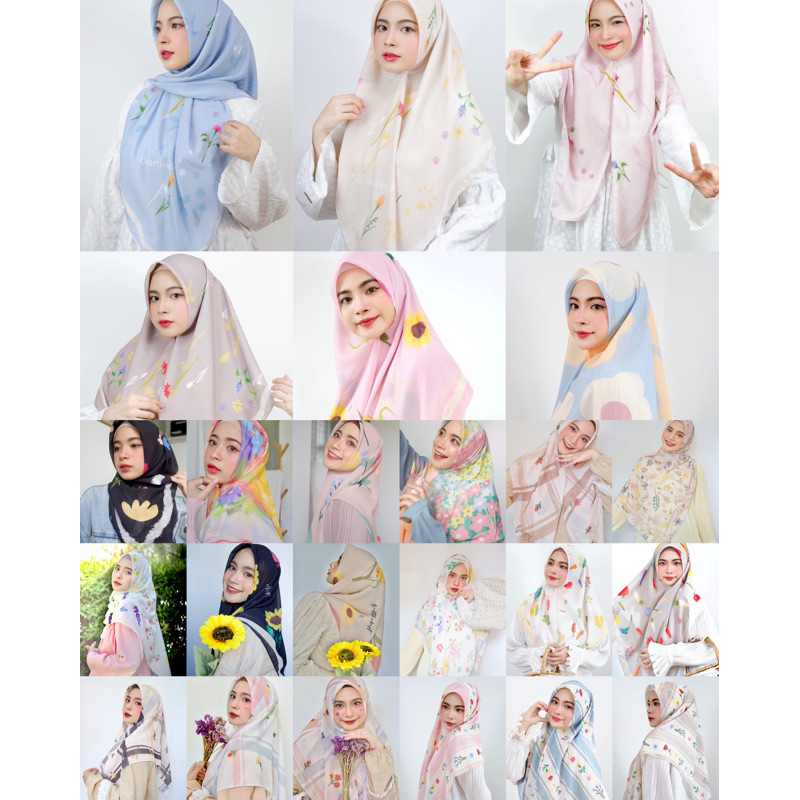 รอบส่งอังคารที่20/05 ⚜️Limitedhijab printedผ้าพิมพ์ลายลิขสิทธิ์เดอะเบส🖌🌈🌷ผ้าจอเจียร์จับทรงง่ายออกแบบเอง
