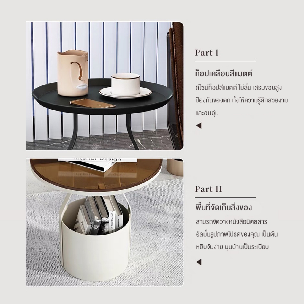 โต๊ะวางของสไตล์นอร์ดิก รุ่น DD-2 รูปทรงทันสมัย ตกแต่งร้าน ห้องนั่งเล่นได้ ราคา ถูกที่สุด ดีลบีเคเค แกลเลอรีภาพที่ 5