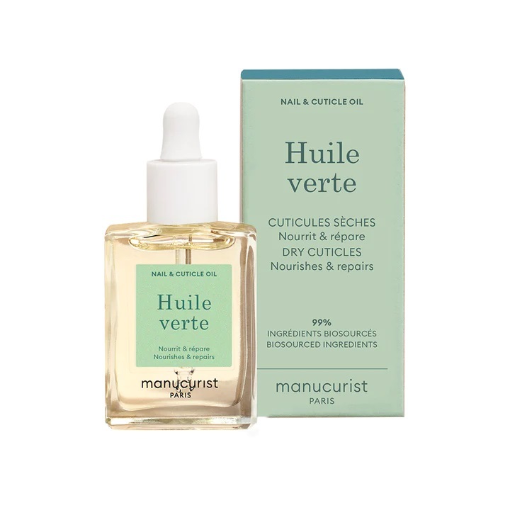 พร้อมส่ง ของแท้ Manucurist Huile Verte Green Nail & Cuticle Oil/ Masque S.O.S Treatment/Cuticle Softener (15ml)