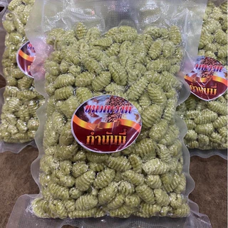 หอมนุ่มหนึบหนับ ตัวสวยตรงปกจ้า/ครองแครงแป้งสาคูใบเตยสดขนาดแพ๊คละ500กรัม