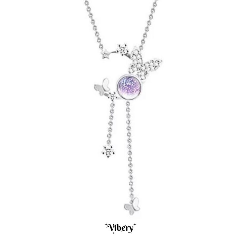 สร้อยคอ S925 Butterfly moon ✧°`