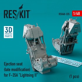 RSU48-0335 Ejection seat (late modification) for F-35A "Lightning II" (3D Printing) (1/48)