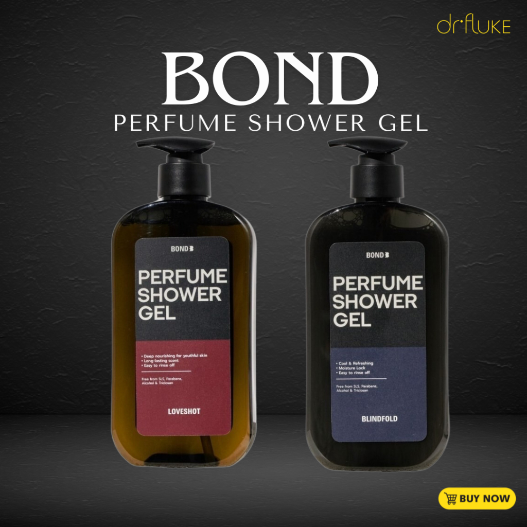 เจลอาบน้ำบอนด์ ขนาดใหญ่ 500 มล.Perfume Shower Gel Blindfold (สีฟ้า) เเละ Perfume Shower Gel Loveshot (สีแดง)