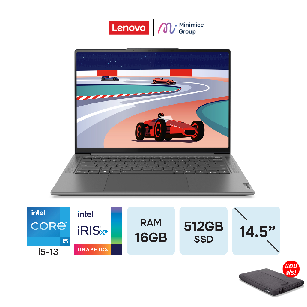 [ผ่อน0%10เดือน]Lenovo Yoga Pro 7 /i5-13500H /16GB /14IRH8-82Y7008HTA/Notebook โน๊ตบุ๊ค By Minimice